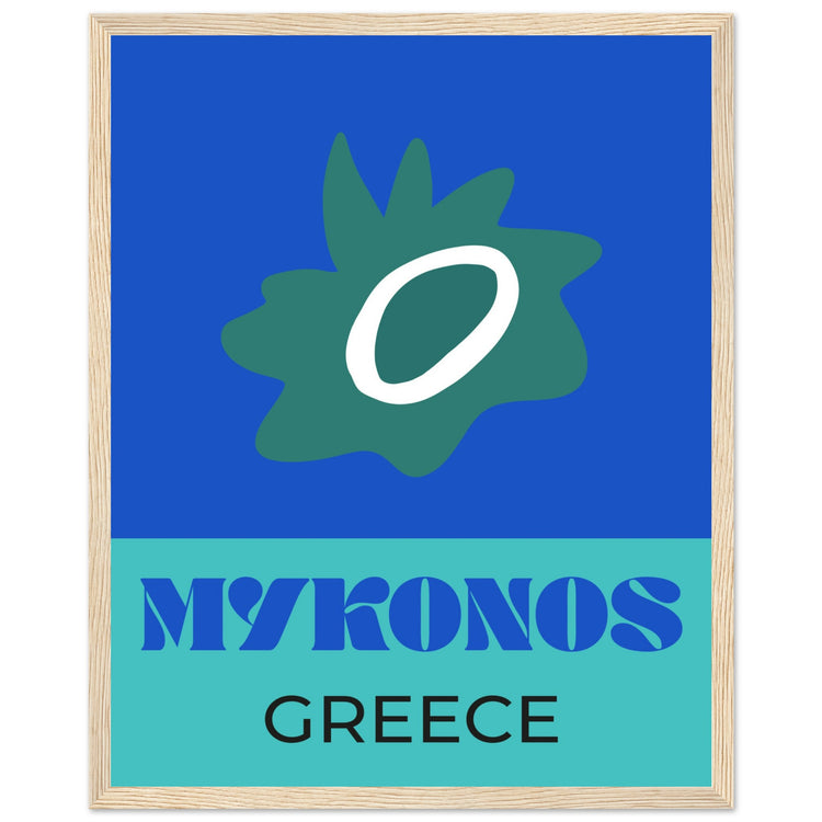 Mykonos Greece Travel Art Print