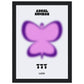 Angel Number 777 Aura Art Print - Luck