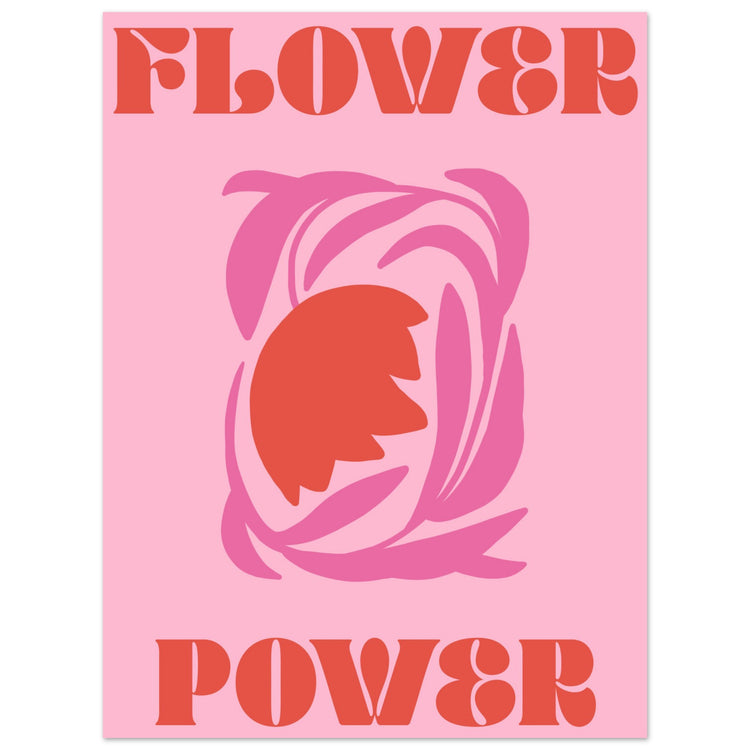 Flower Power Floral Art Print #04