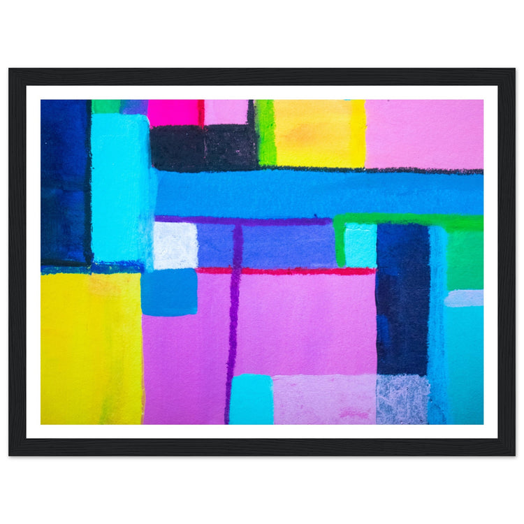 Colour Pop Abstract Art Print #02