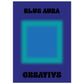 Aura Blue Creative Art Print