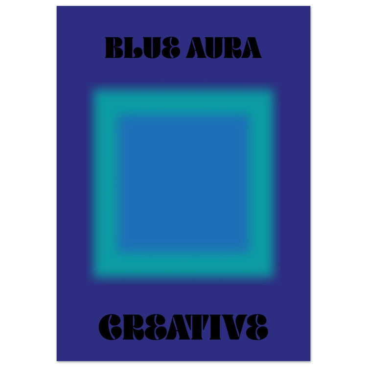 Aura Blue Creative Art Print