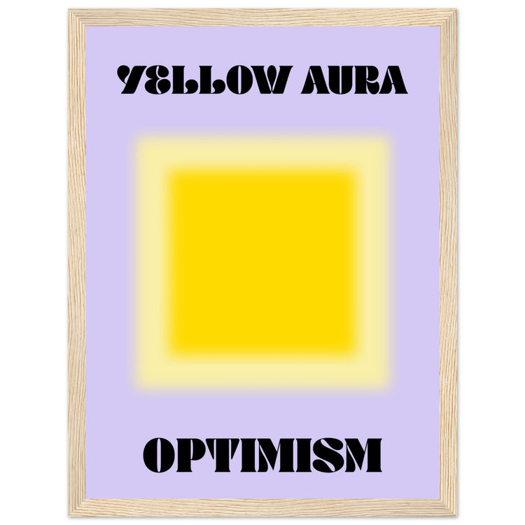 Aura Yellow Optimism Art Print