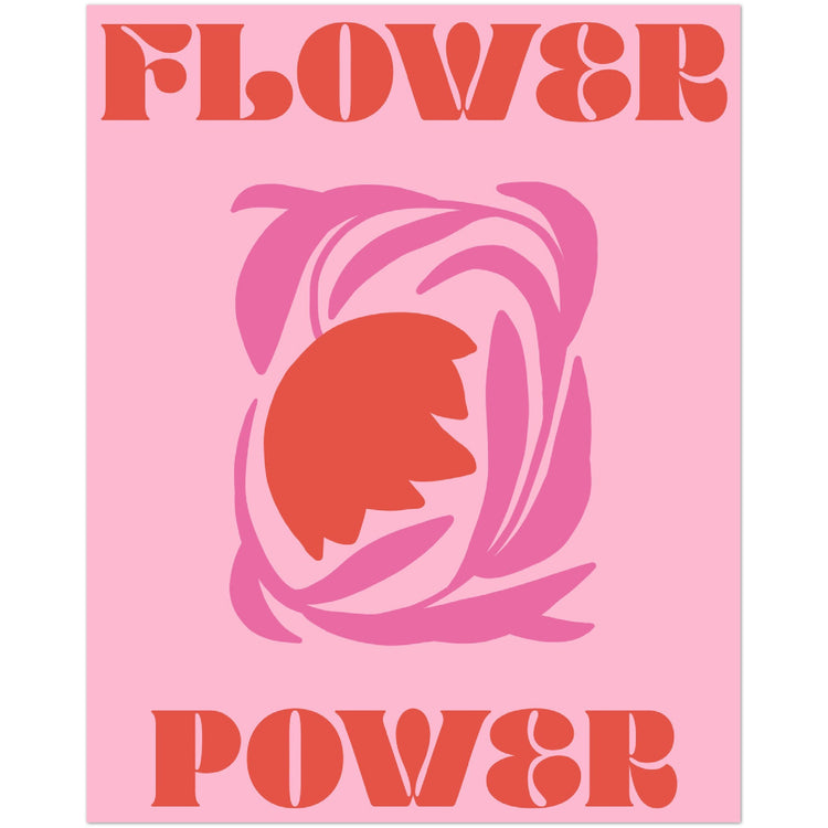 Flower Power Floral Art Print #04