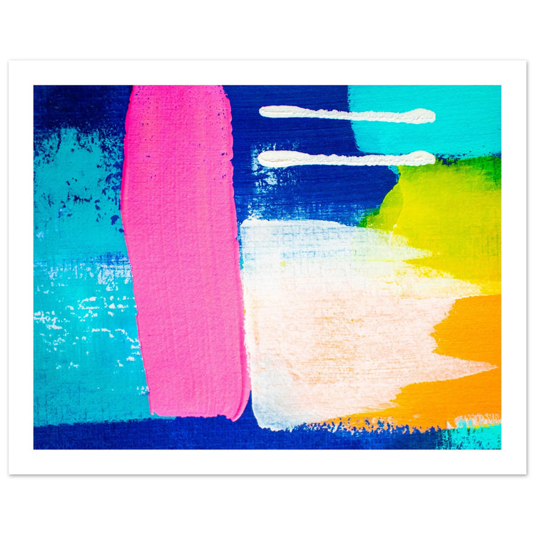 Colour Pop Abstract “Mini” Art Print #22