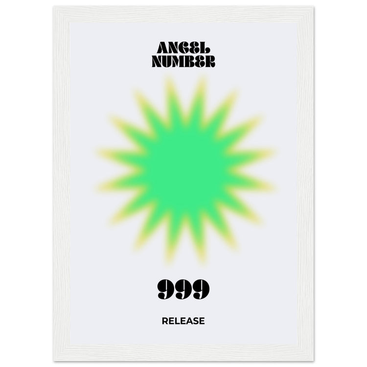 Angel Number 999 Aura Art Print - Release