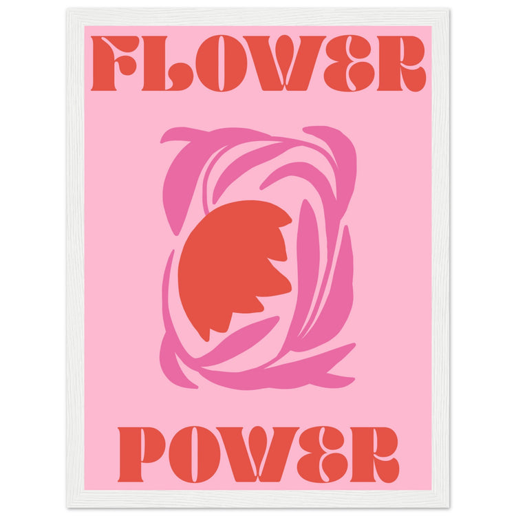 Flower Power Floral Art Print #04