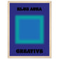 Aura Blue Creative Art Print