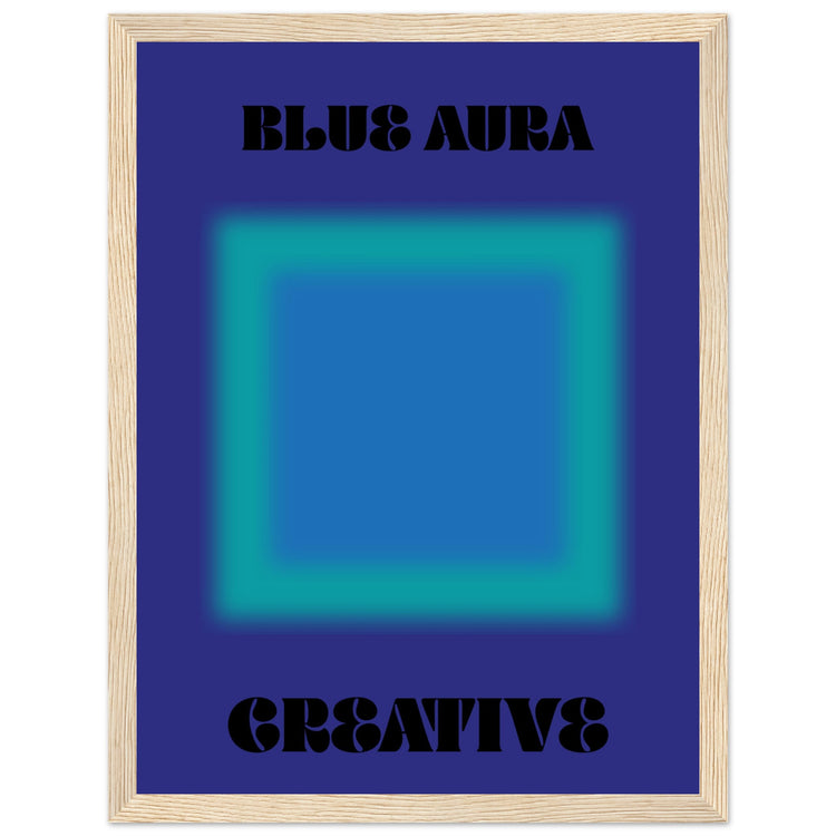 Aura Blue Creative Art Print