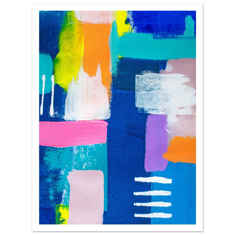 Colour Pop Abstract Art Print #08