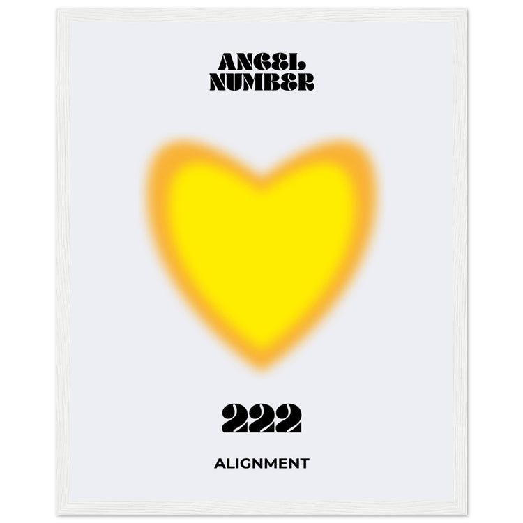 Angel Number 222 Aura Art Print - Alignment