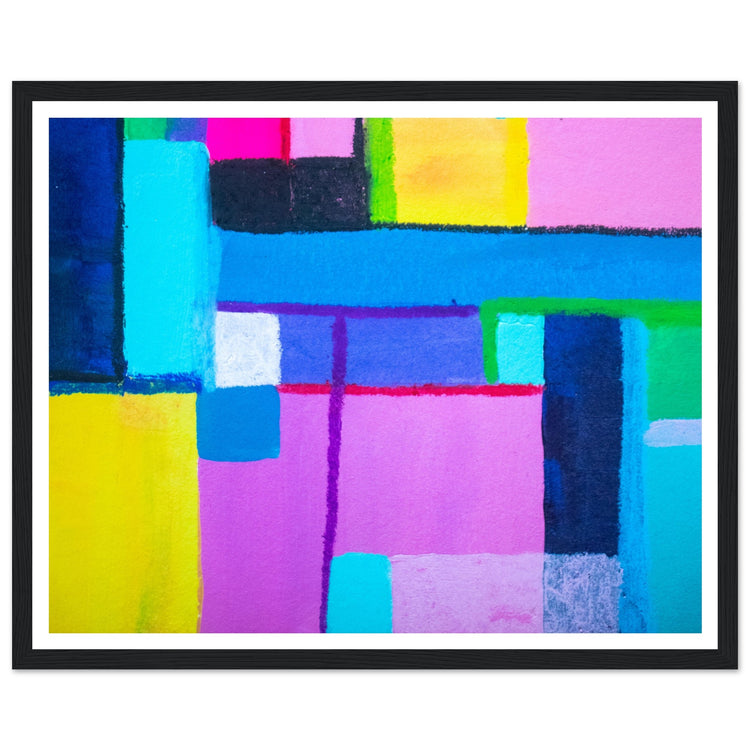 Colour Pop Abstract Art Print #02