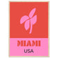 Miami USA Travel Art Print