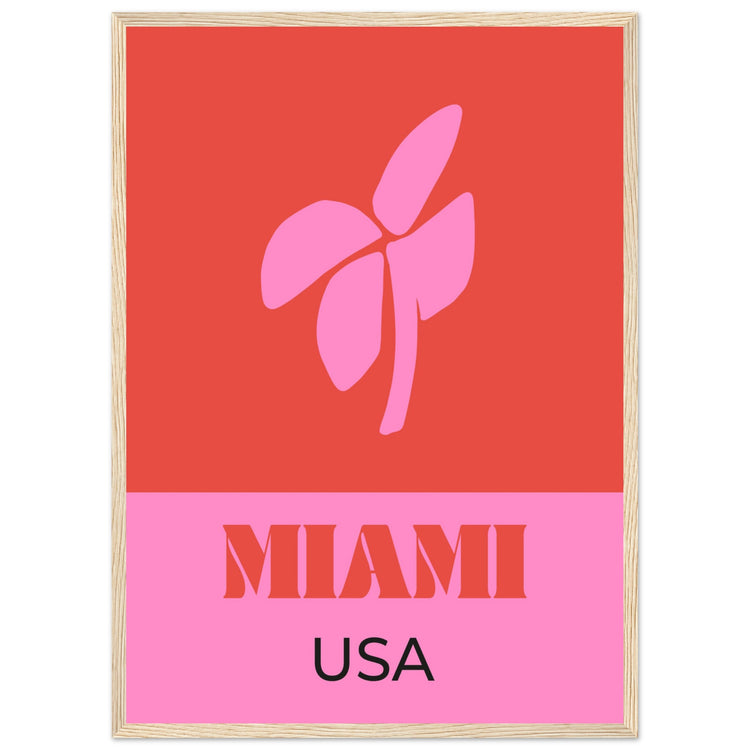 Miami USA Travel Art Print