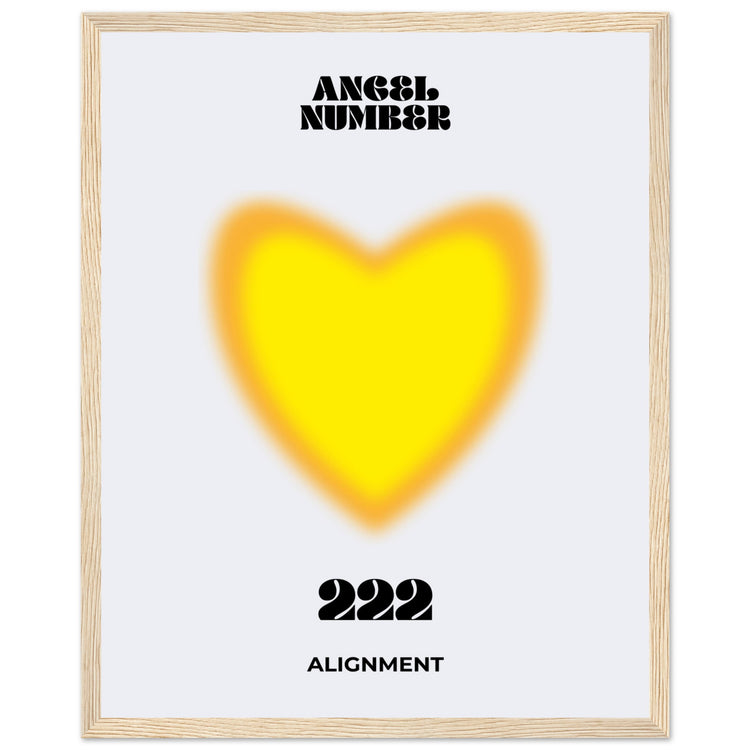 Angel Number 222 Aura Art Print - Alignment