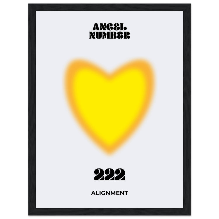 Angel Number 222 Aura Art Print - Alignment