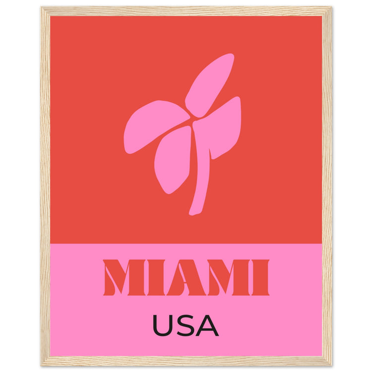 Miami USA Travel Art Print