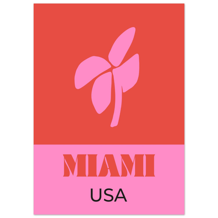 Miami USA Travel Art Print