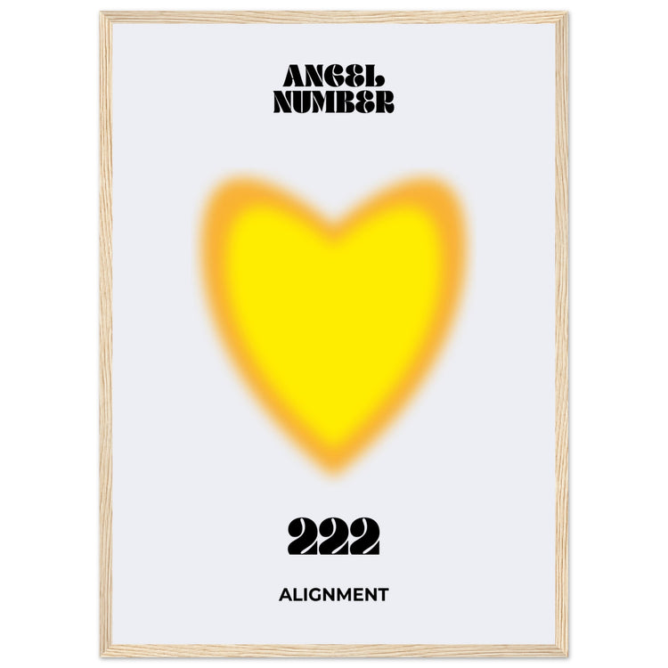 Angel Number 222 Aura Art Print - Alignment