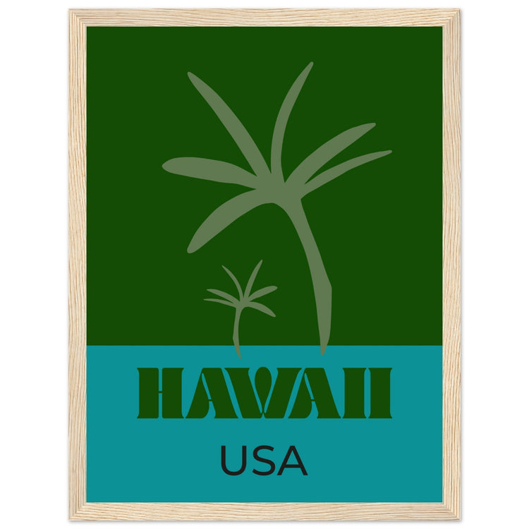 Hawaii USA Travel Art Print