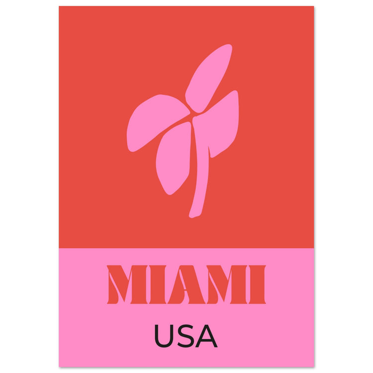 Miami USA Travel Art Print