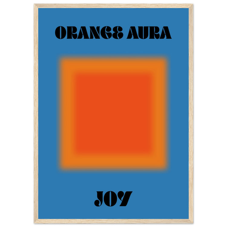 Aura Orange Joy Art Print