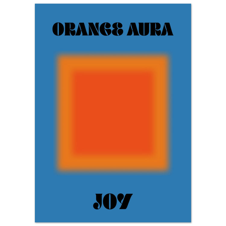 Aura Orange Joy Art Print