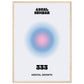 Angel Number 333 Aura Art Print - Mental Growth