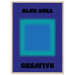 Aura Blue Creative Art Print