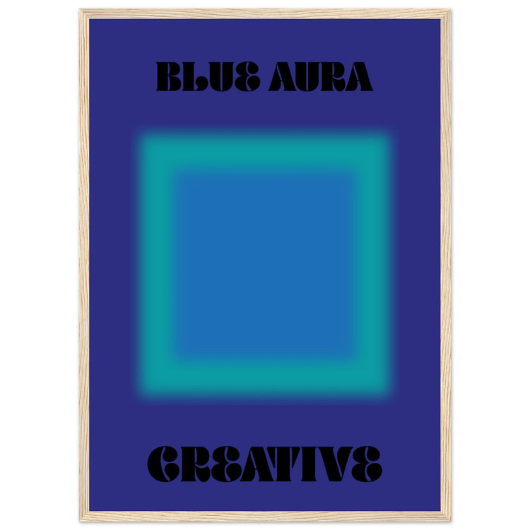 Aura Blue Creative Art Print