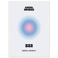 Angel Number 333 Aura Art Print - Mental Growth