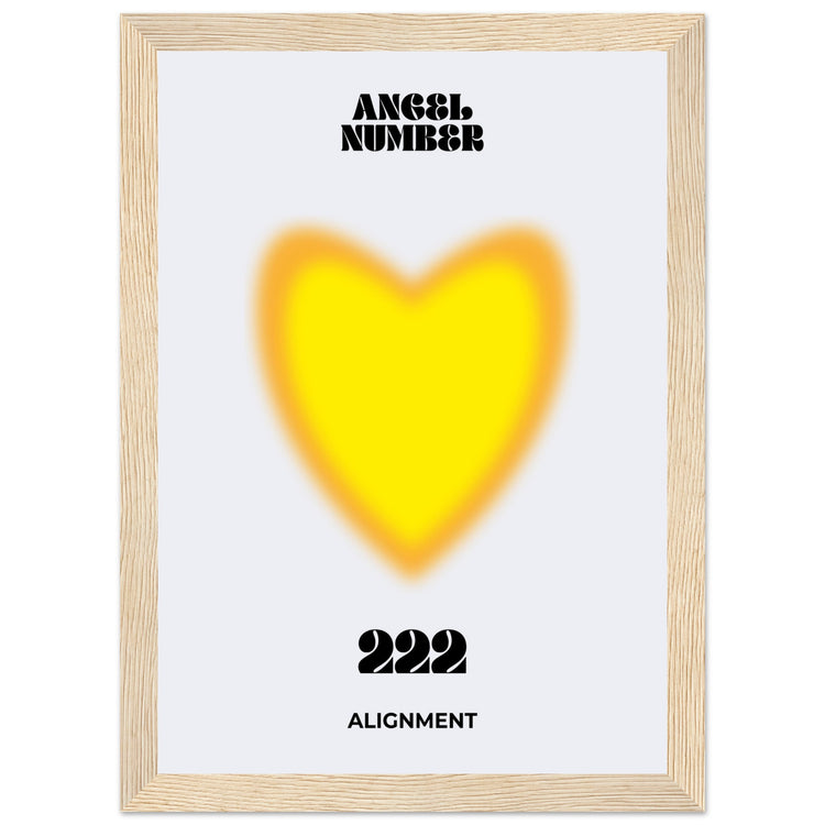 Angel Number 222 Aura Art Print - Alignment