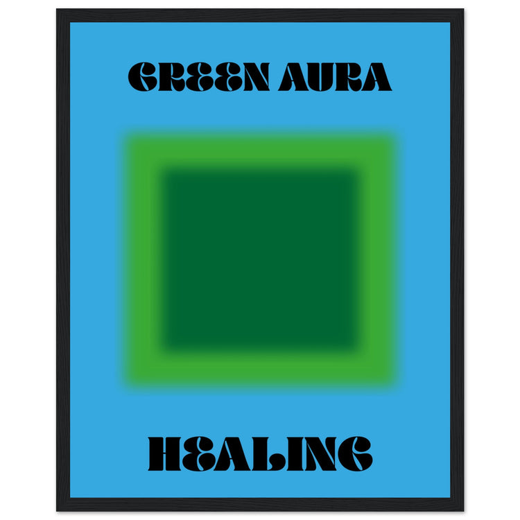 Aura Green Healing Art Print