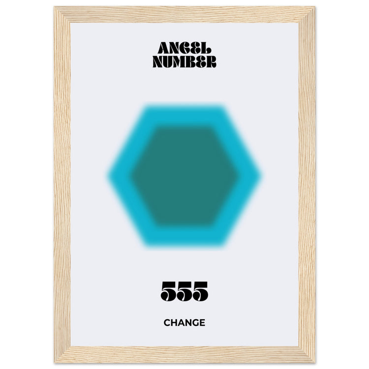 Angel Number 555 Aura Art Print - Chance