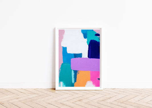 Colour Pop Abstract Art Print #06