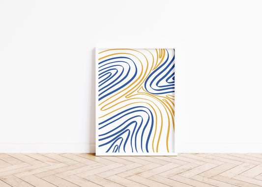 Subtle Waves - Contemporary Art Print