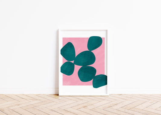 Cactus Garden Contemporary Art Print