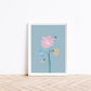 Wild Flowers Walll Poster | Contemporary Art Print | Milkshakeliving