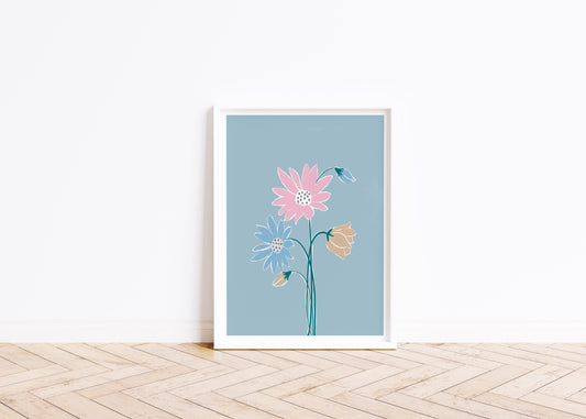 Wild Flowers - Contemporary Art Print