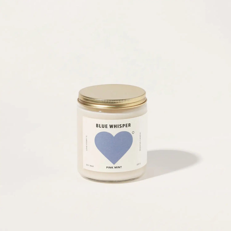 Blue Whisper Soy Candle by Pinkmint