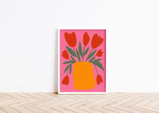 Contemporary Floral Art Print #51