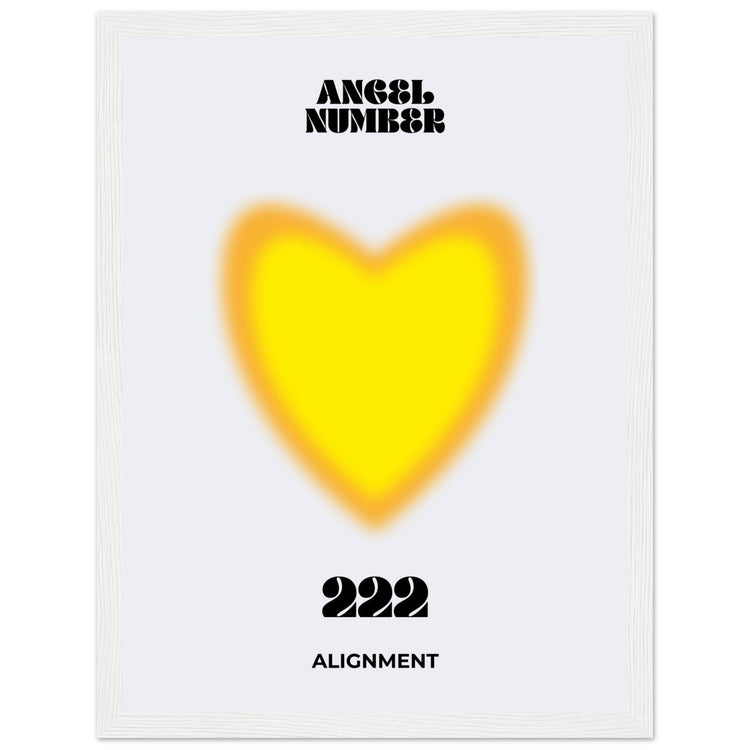 Angel Number 222 Aura Art Print - Alignment