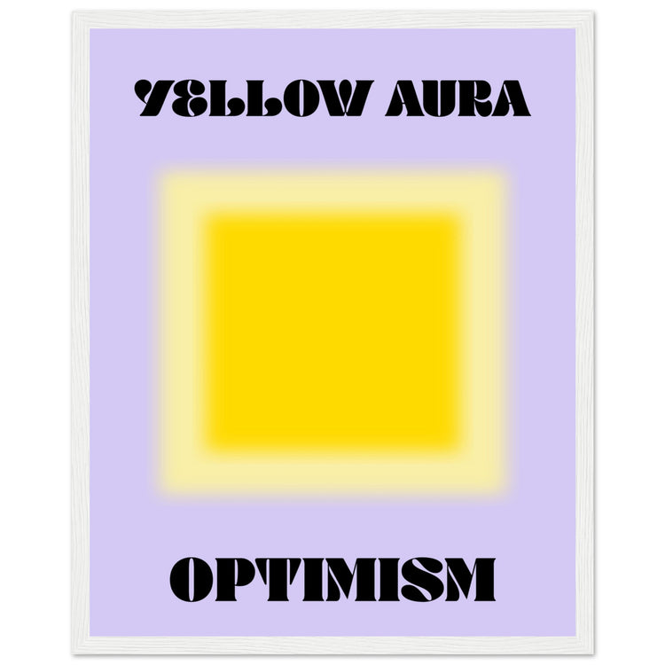 Aura Yellow Optimism Art Print