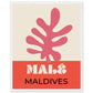 Male Maldives Travel Art Print