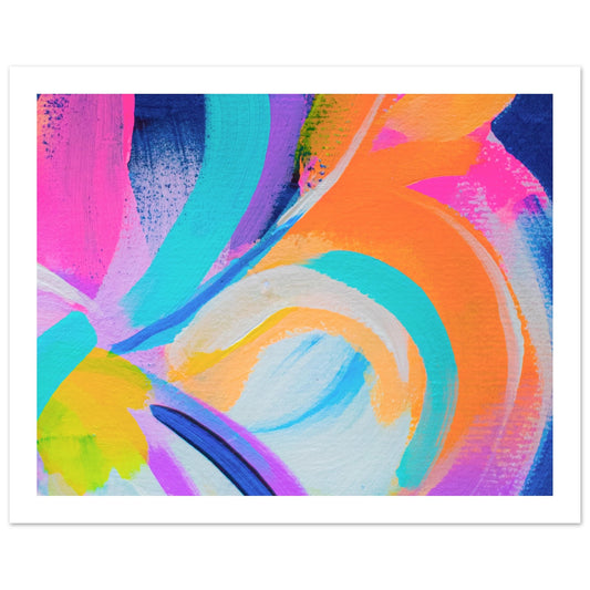 Colour Pop Abstract “Mini” Art Print #19