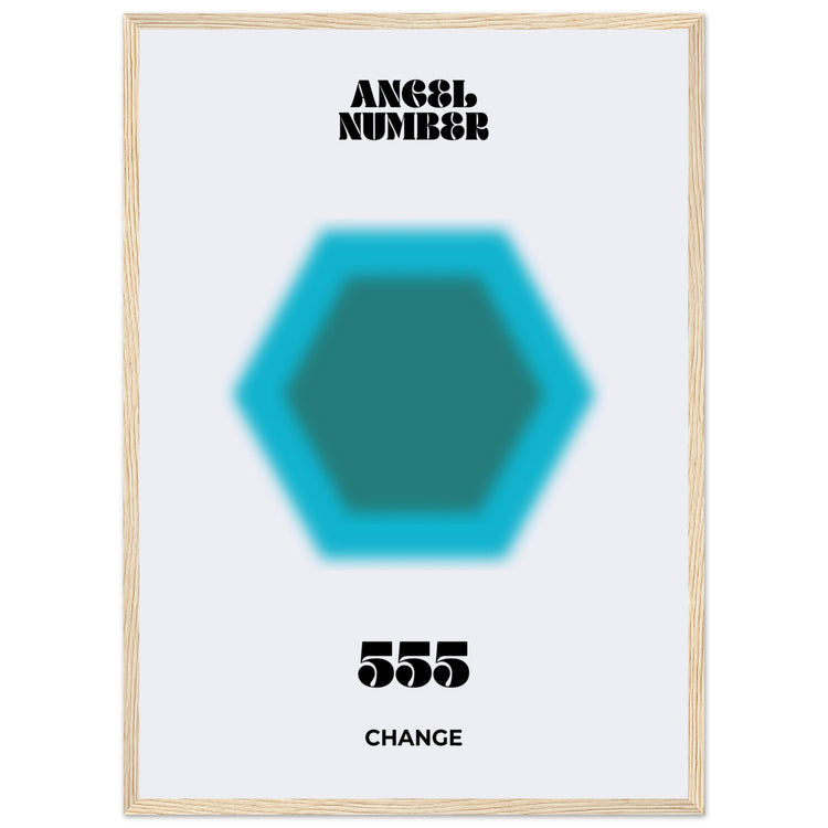 Angel Number 555 Aura Art Print - Chance