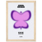 Angel Number 777 Aura Art Print - Luck