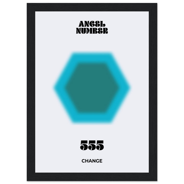 Angel Number 555 Aura Art Print - Chance