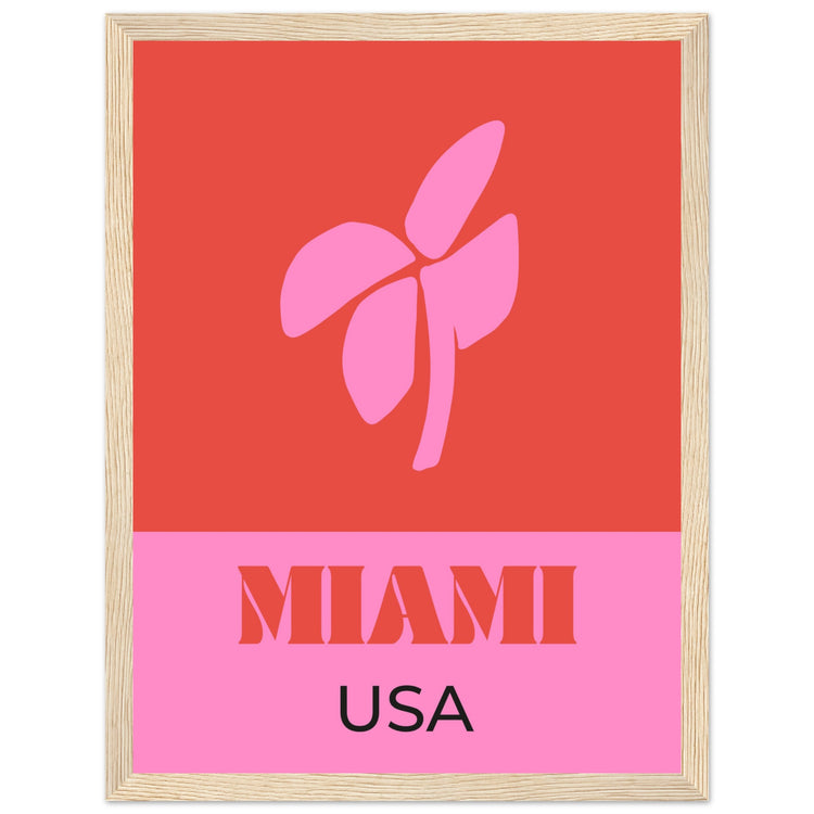 Miami USA Travel Art Print