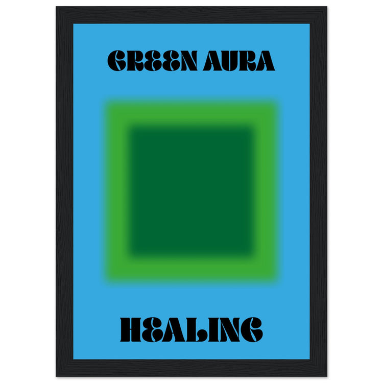 Aura Green Healing Art Print